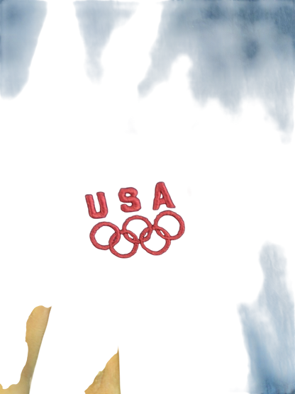 Vintage USA Olympic Windbreaker Jacket - 100% Nylon