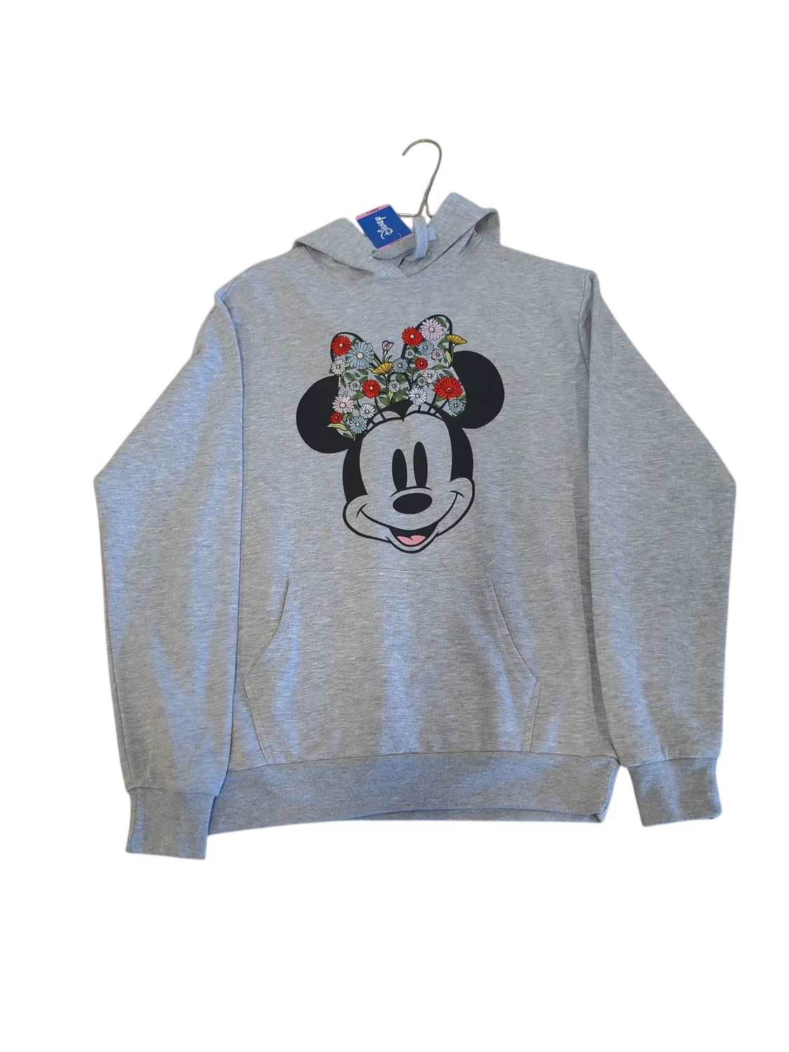 Disney Mickey Mouse Grey Sweatshirt - Floral Design