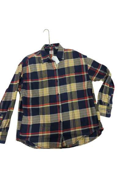 Levi's Plaid Flannel Button-Down Shirt - Size S