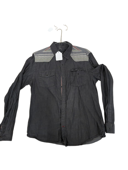 Guess Slim Fit Button-Down Shirt - Grey