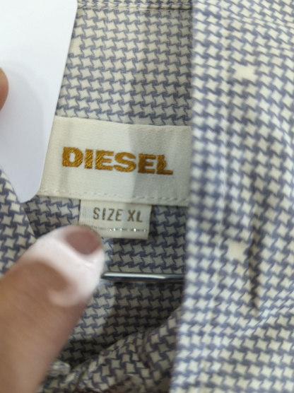 Diesel Men's Checkered Button-Down Shirt - Size XL