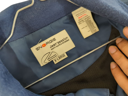 Energie Jean'session Blue Windbreaker Jacket - Size XL