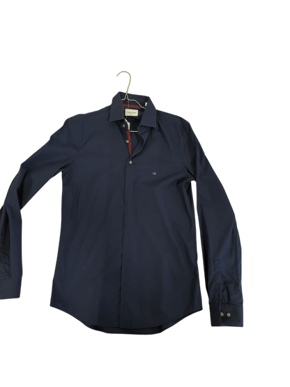 Calvin Klein Navy Button-Down Shirt - Slim Fit - Size 38/15