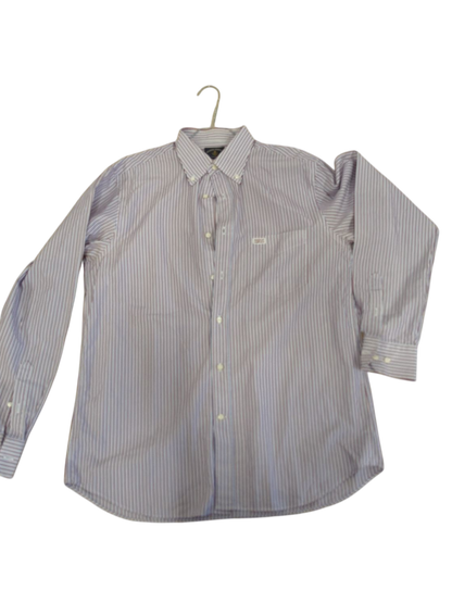 Enrico Vesputti & American Vestido Striped Button-Down Shirt - Size L