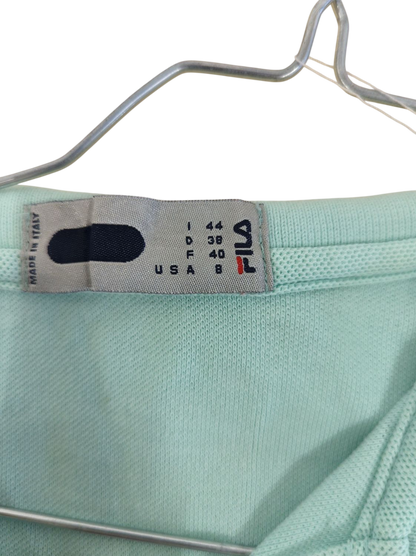FILA Mint Sleeveless Polo Top - Size M - Made in Italy
