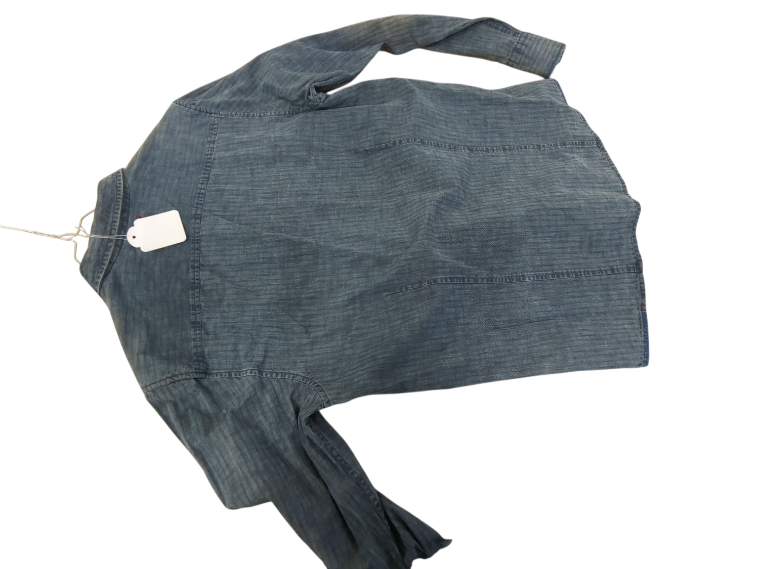 Napapijri Men's Denim Button-Down Shirt - Long Sleeve