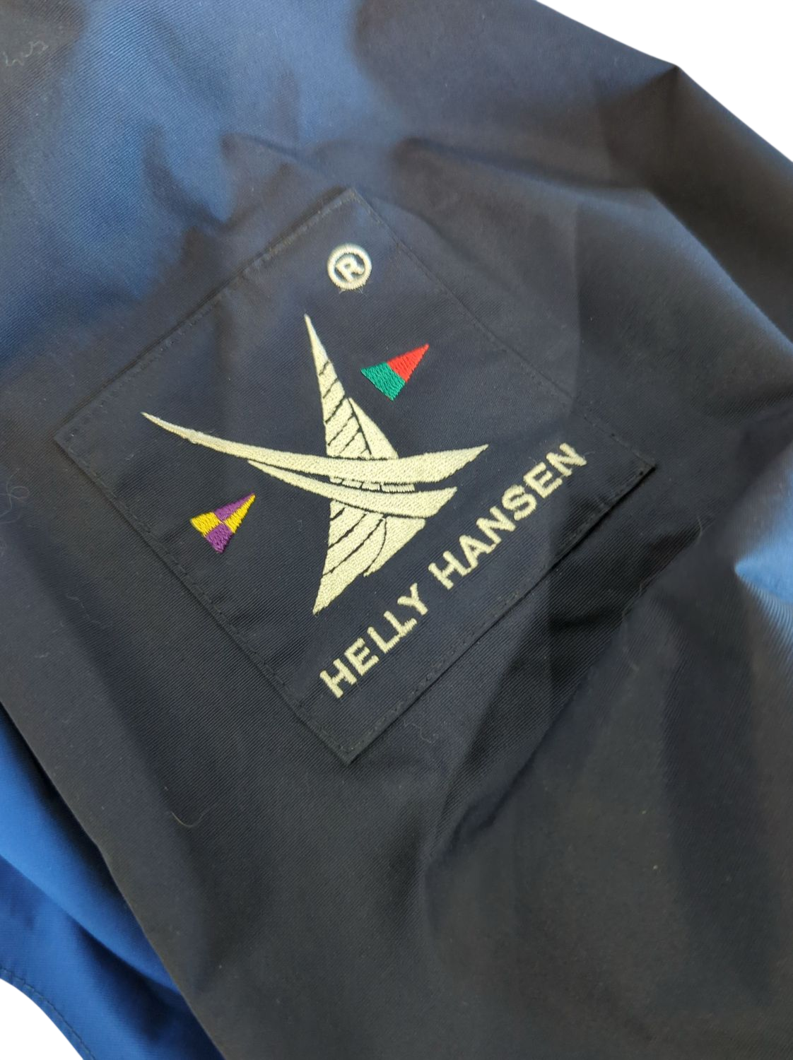 Helly Hansen Sailing Jacket - Size M - Tricolor Navy/Blue/White