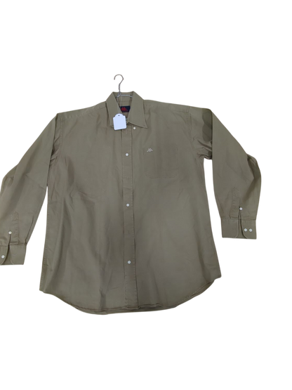 Kappa Olive Green Button-Down Shirt - Classic Casual Style