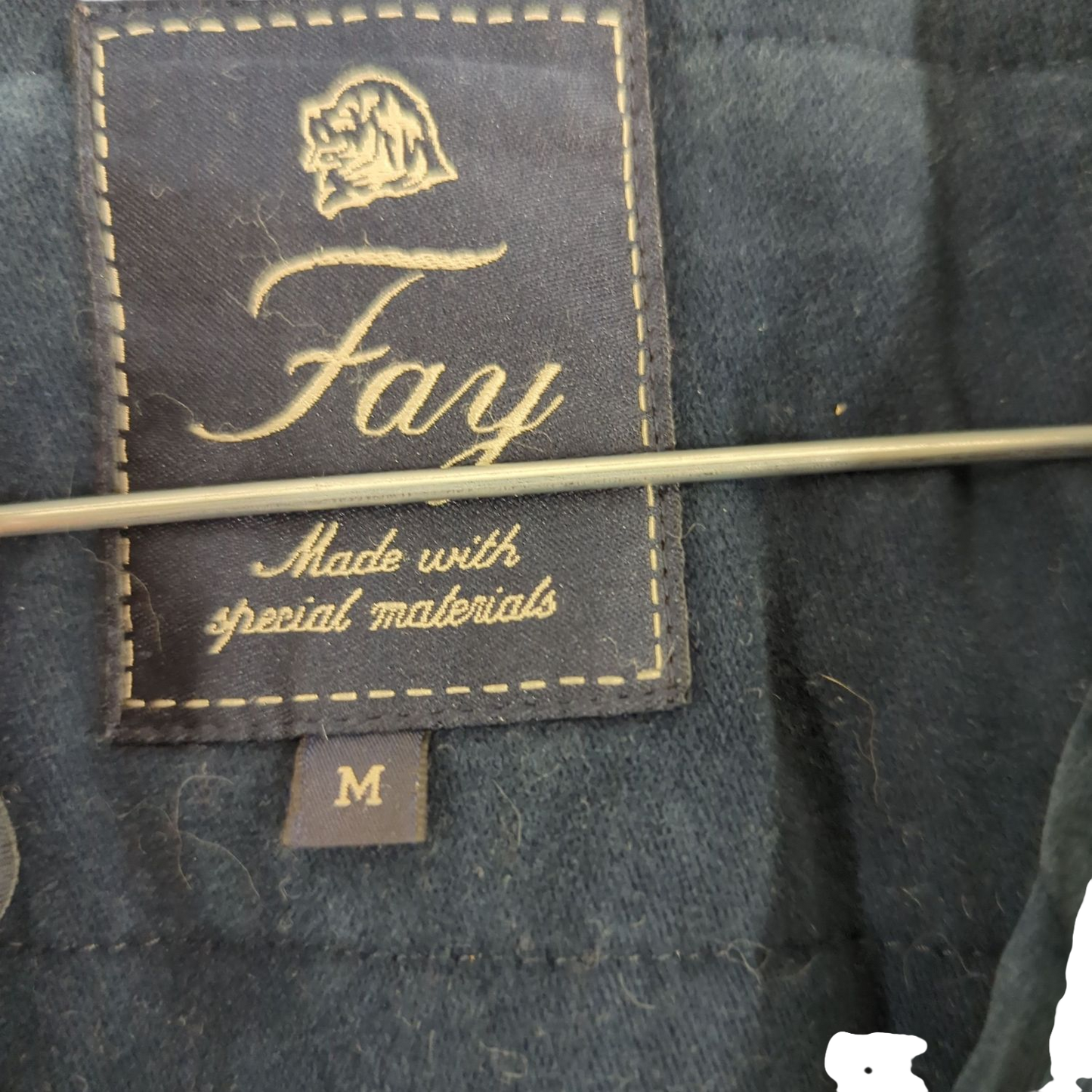 Fay Navy Field Jacket - Men's Size M