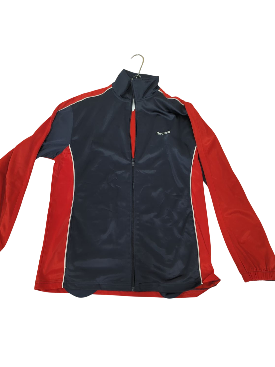 Reebok Men's Running Jacket - Navy/Red - Size XL