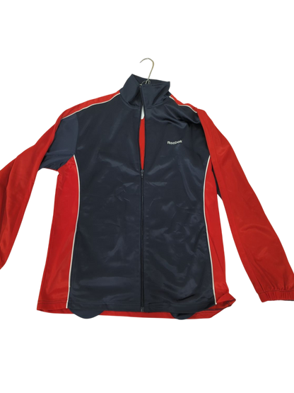 Reebok Men's Running Jacket - Navy/Red - Size XL