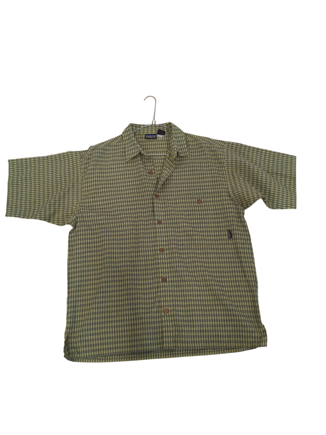 Patagonia Green Checkered Button-Down Shirt - Size S