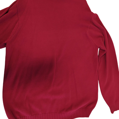 IZOD Red Cotton Sweater - Size XL