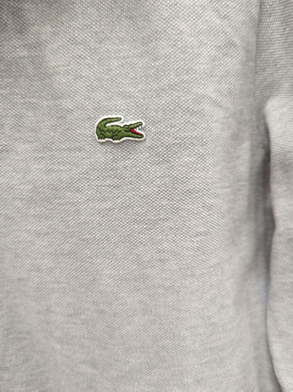 Lacoste Grey Long Sleeve Polo Shirt - Size FR 4 (US M)
