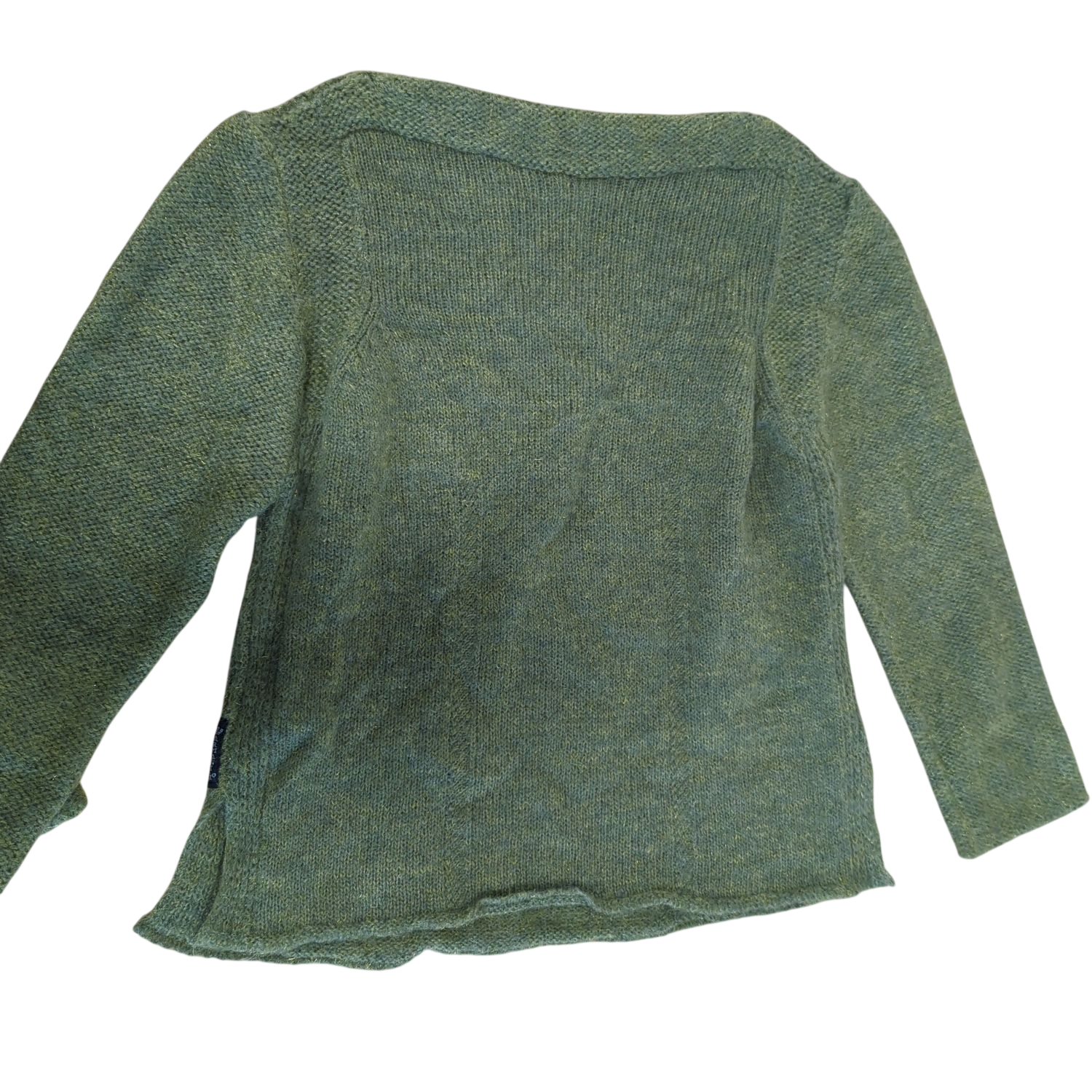 Vintage Army & Navy Green Wool Sweater - Made in Italy - Size 42