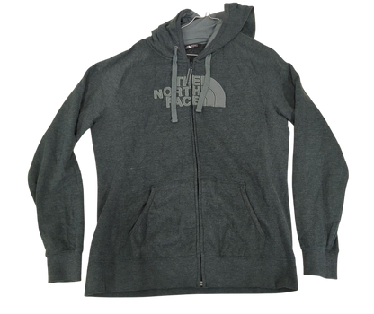 The North Face Women's Green Zip Hoodie - Size XL