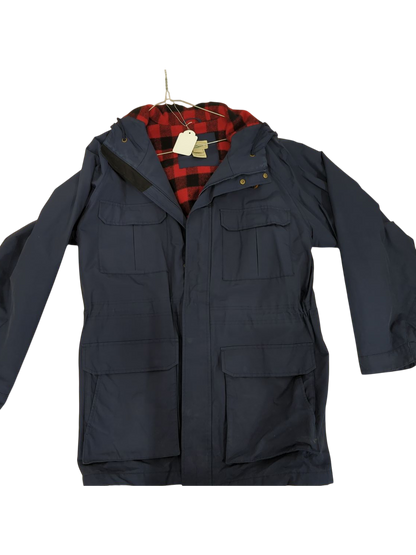 L.L.Bean Parka Jacket - Blue/Red - Size L