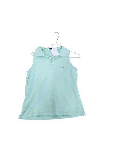 FILA Mint Sleeveless Polo Top - Size M - Made in Italy