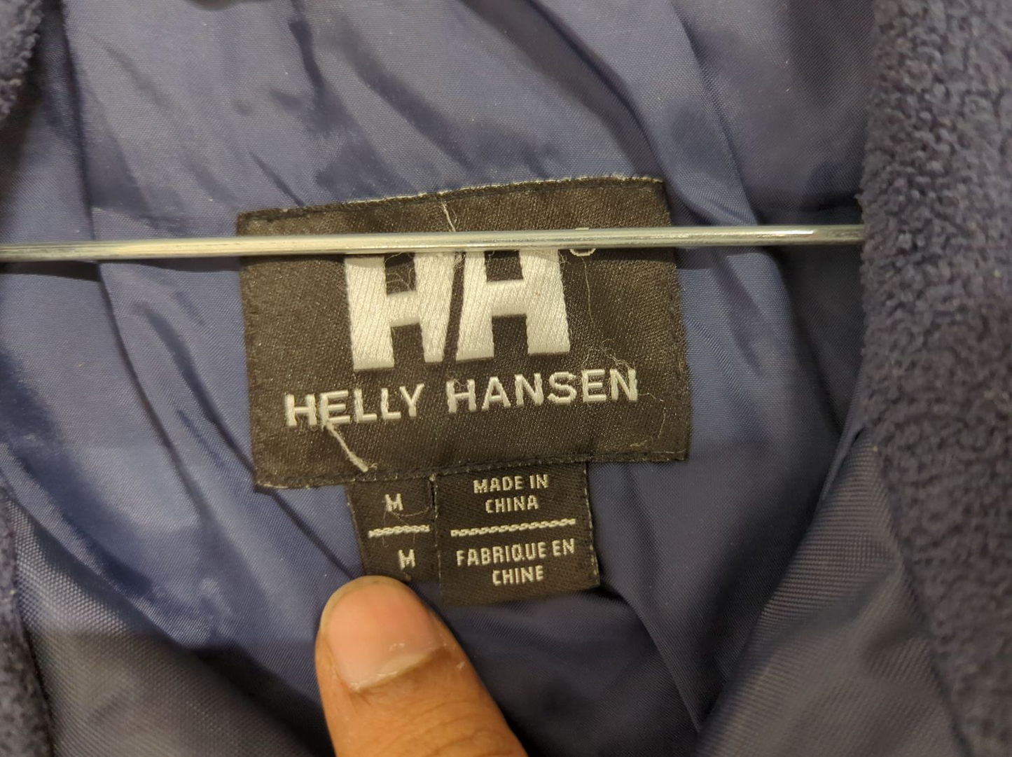 Helly Hansen Windbreaker Jacket - Navy/White/Red - Size M