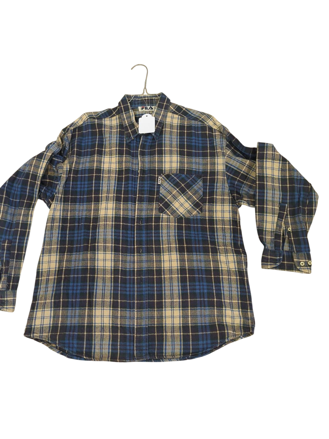 Vintage FILA Plaid Flannel Shirt - Size XL