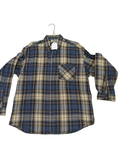 Vintage FILA Plaid Flannel Shirt - Size XL