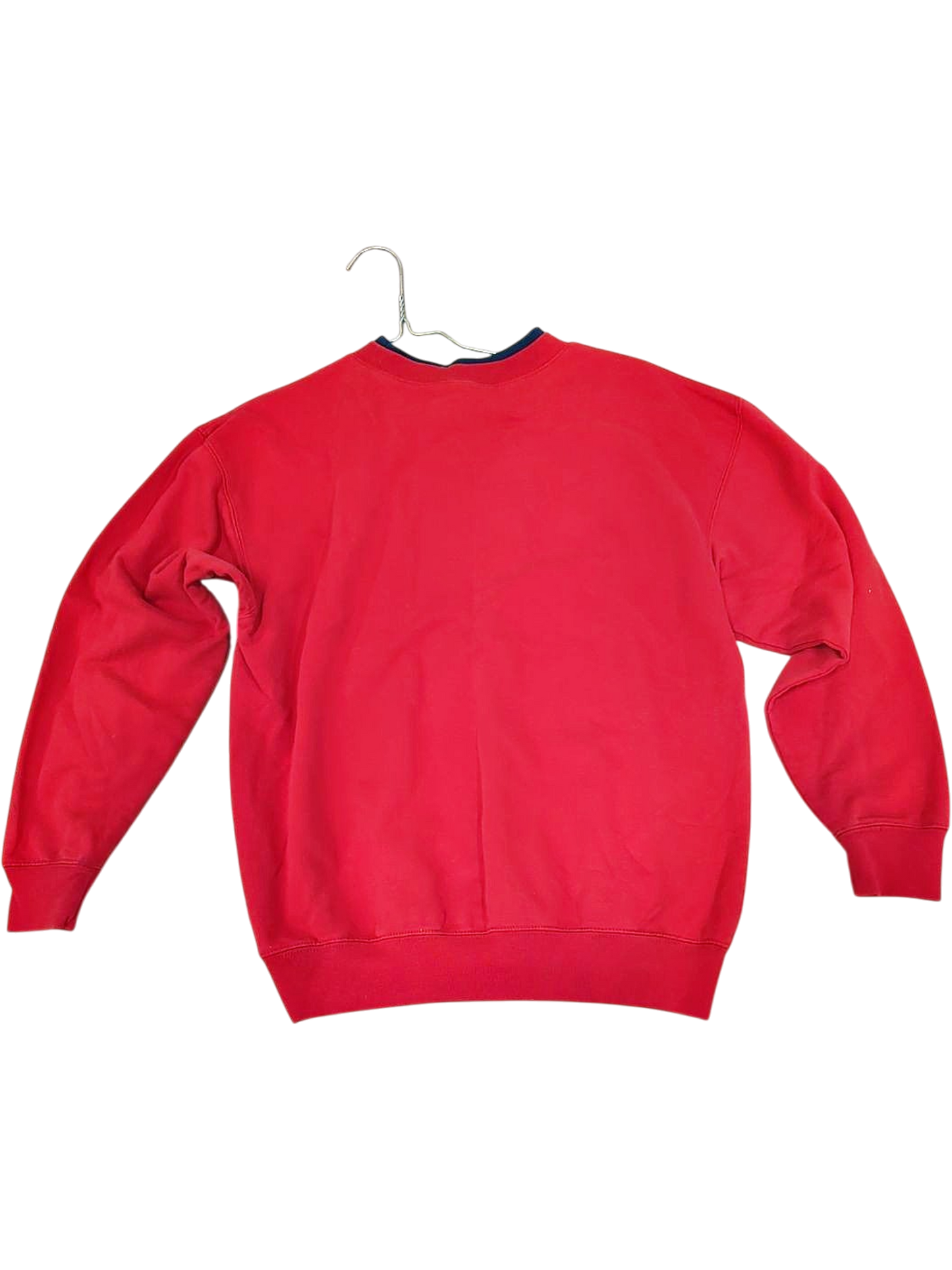 Vintage Red MJ Sportswear Crewneck Sweatshirt with Cartoon Graphic