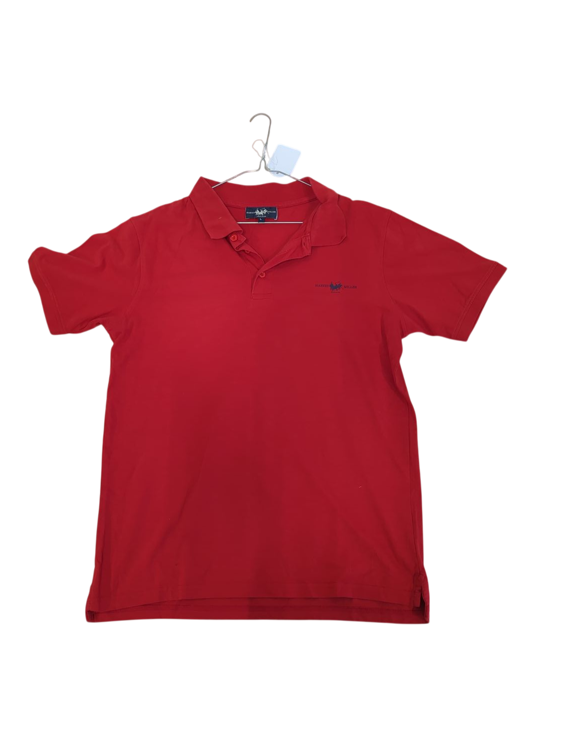 Harvey Miller Polo Club Red Polo Shirt - Size L