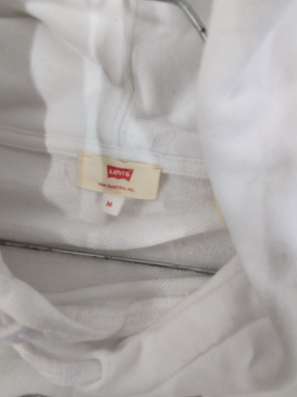 Levi's White T-shirt with Minimalist Logo - Size M