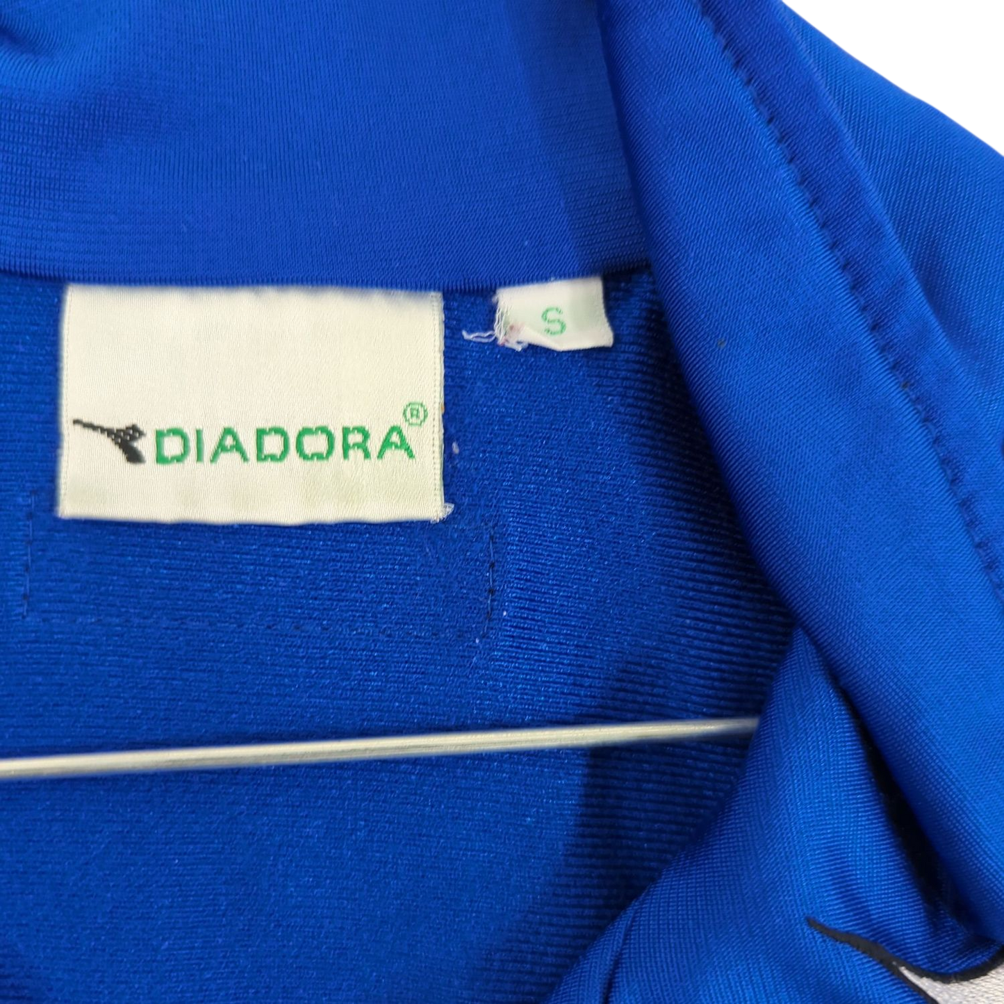 Diadora Blue Windbreaker Jacket - Size S