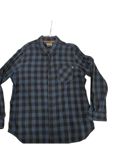 Timberland Blue & Black Check Button-Down Shirt - Regular Fit