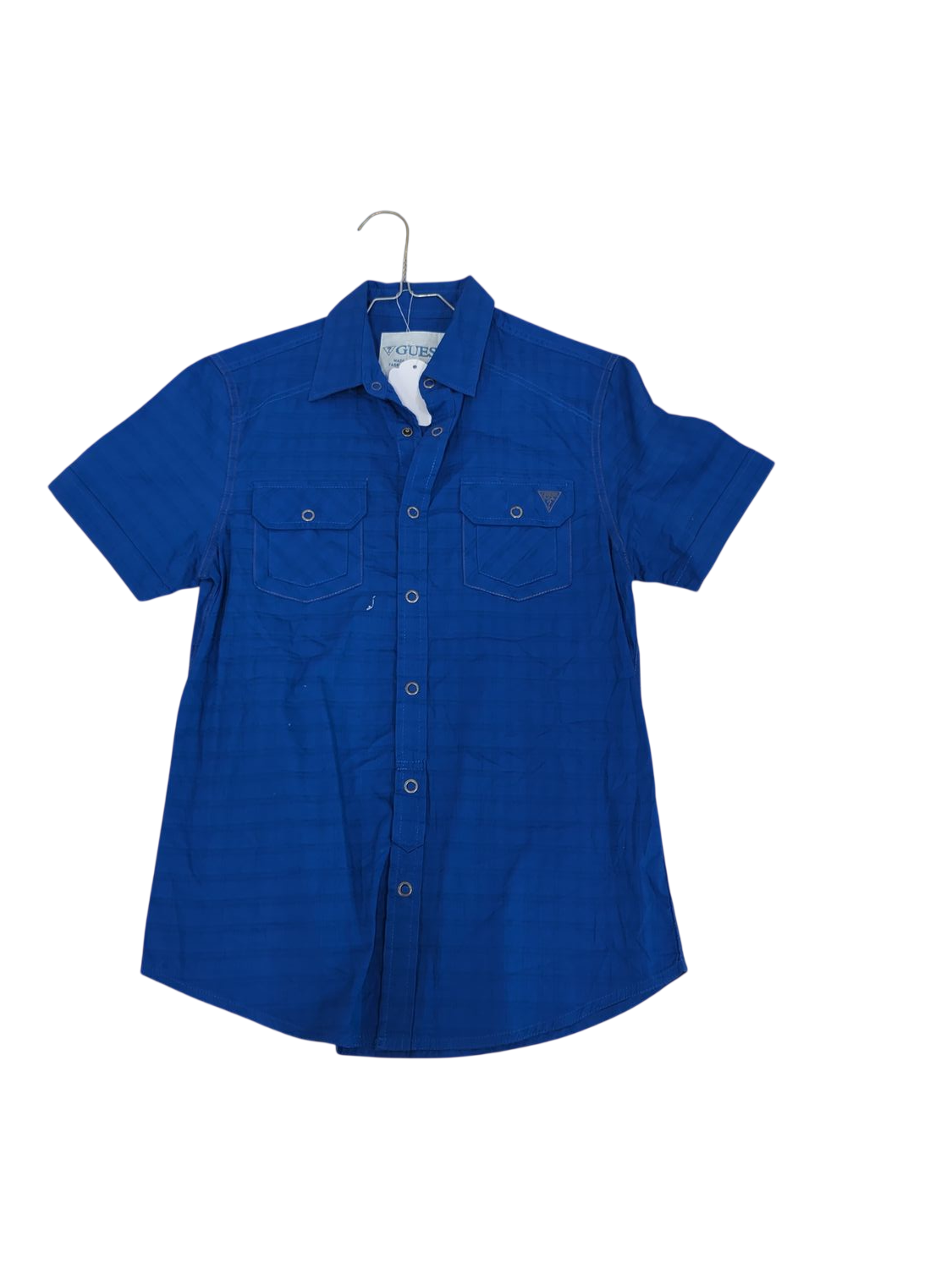 Guess Royal Blue Button-Down Shirt - Size S/P
