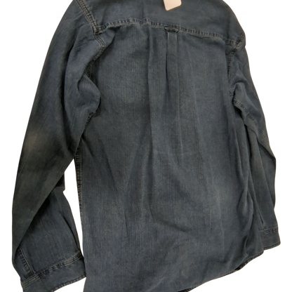 Columbia Sportswear Company Denim Button-Down Shirt - Size LT