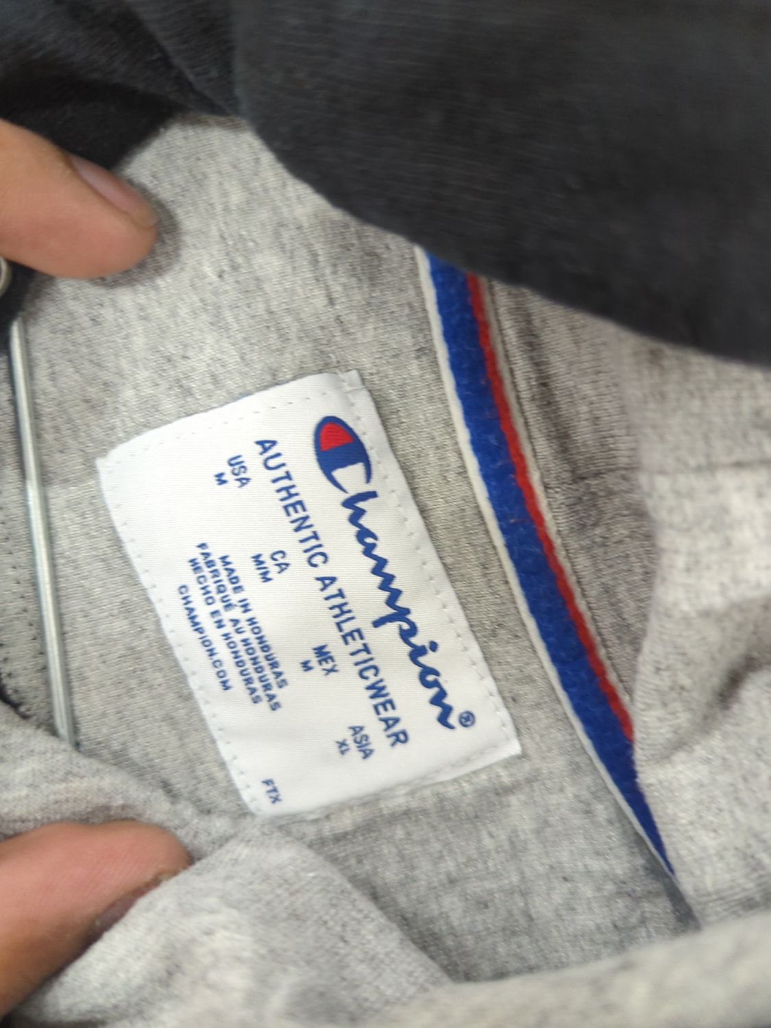 Champion Black Hoodie - Size M - Authentic Athleticwear