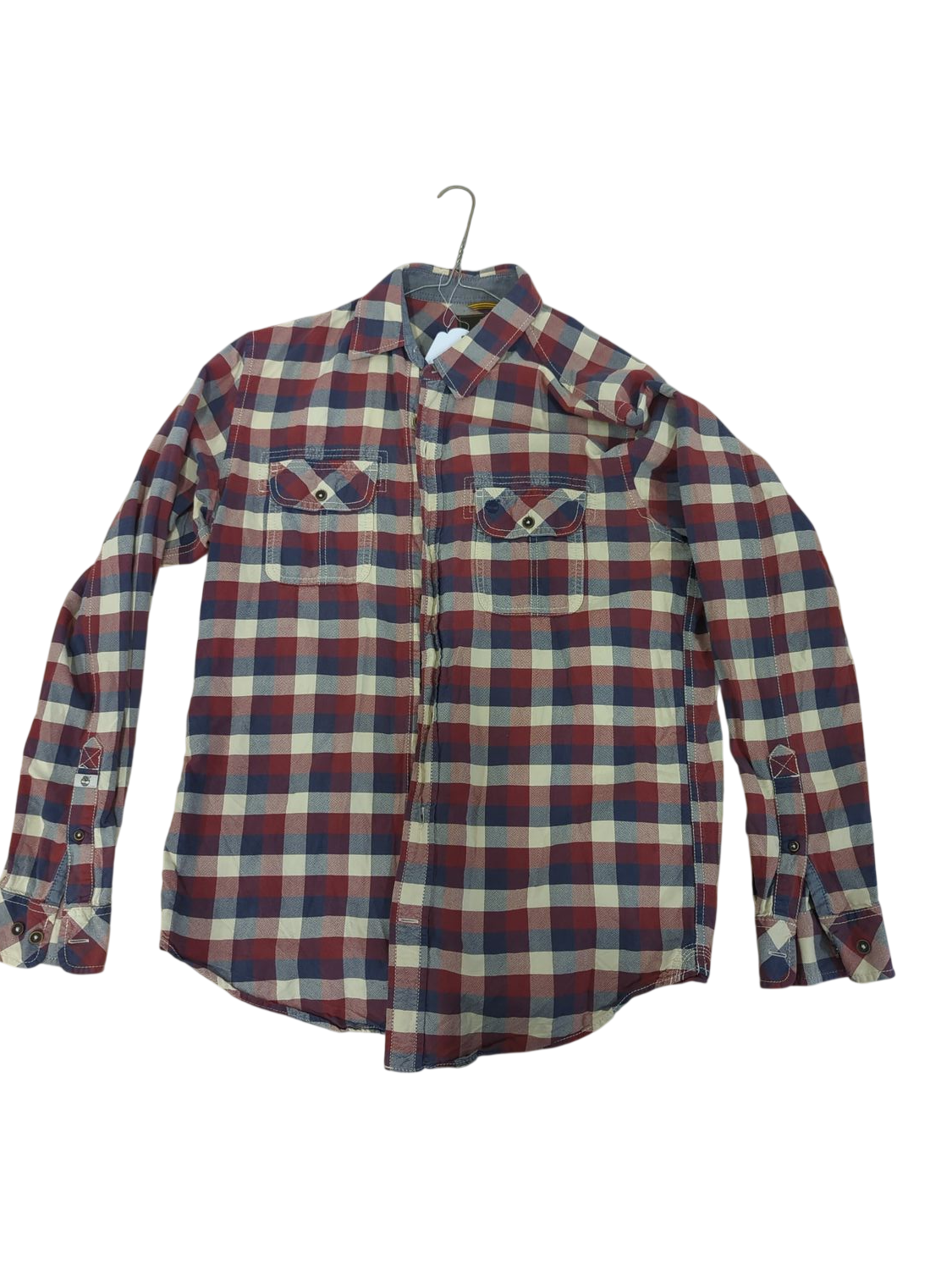 Timberland Earthkeepers Plaid Button-Down Shirt - Size Slim