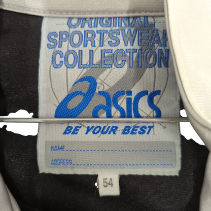 Asics Vintage Windbreaker Jacket - Black/White/Red - Size 54