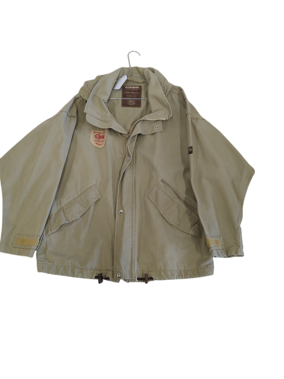 Napapijri Voyage Cotton Windbreaker Jacket - Beige