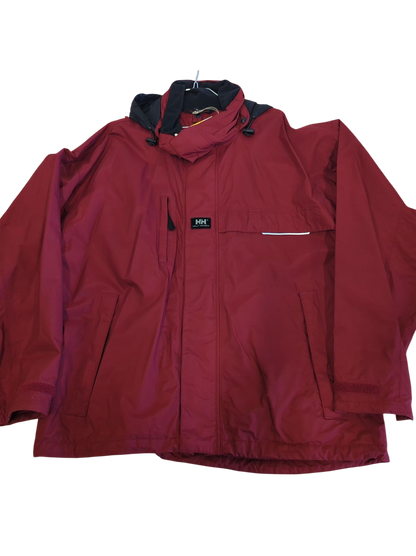 Helly Hansen Red Windbreaker Jacket - Size L