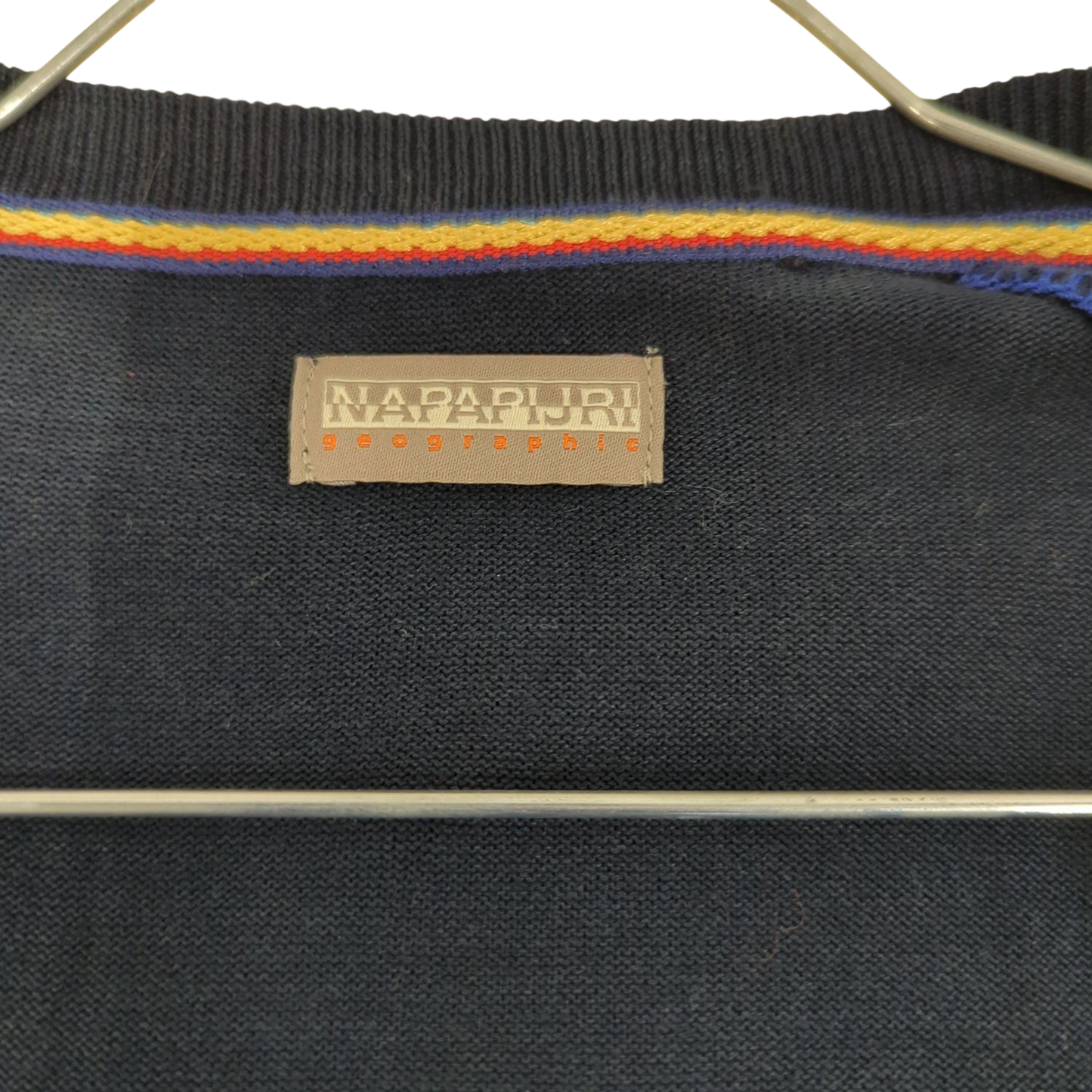 Napapijri Men's Navy Crew Neck Sweater - Size XXL