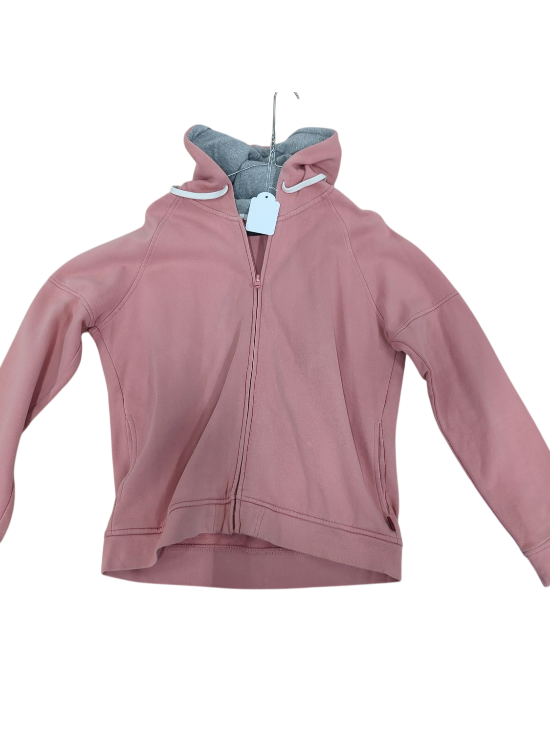 Kappa Pink Zip-Up Hoodie with Gray Interior