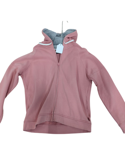 Kappa Pink Zip-Up Hoodie with Gray Interior