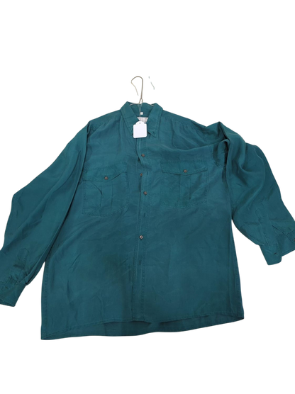 Marcel Clair Teal Button-Down Shirt - Size M