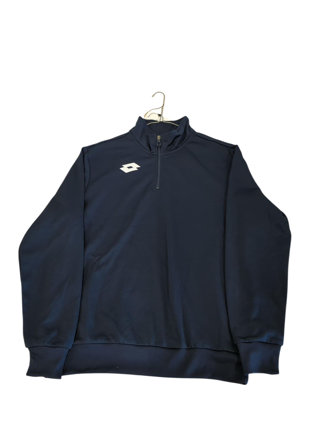 Lotto Navy Quarter-Zip Training Top - Size L
