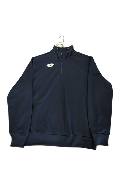 Lotto Navy Quarter-Zip Training Top - Size L
