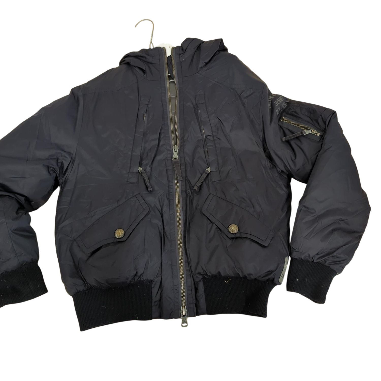 Calvin Klein Black Bomber Jacket - Size L