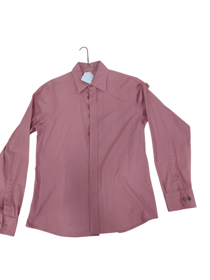 GAS Basic Pink Button-Down Shirt - Size XL