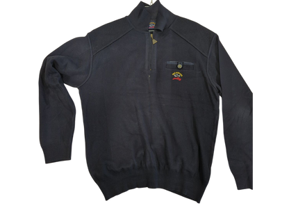 Paul & Shark Navy Cotton Sweater - Size XL