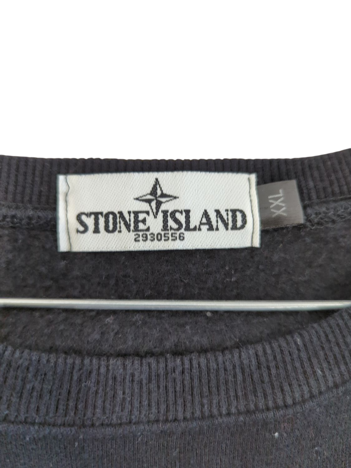 Stone Island Navy Crew Neck Sweatshirt - Size XXL