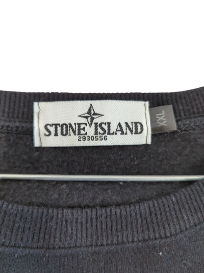 Stone Island Navy Crew Neck Sweatshirt - Size XXL