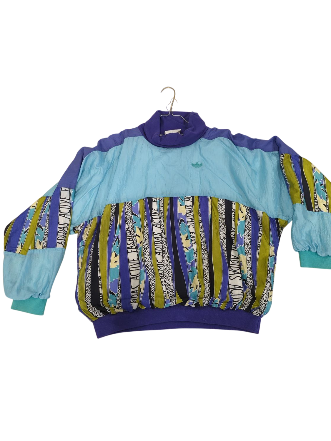 Vintage Adidas Active Colorful Striped Jacket - Size 40