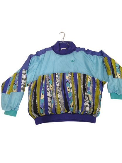 Vintage Adidas Active Colorful Striped Jacket - Size 40